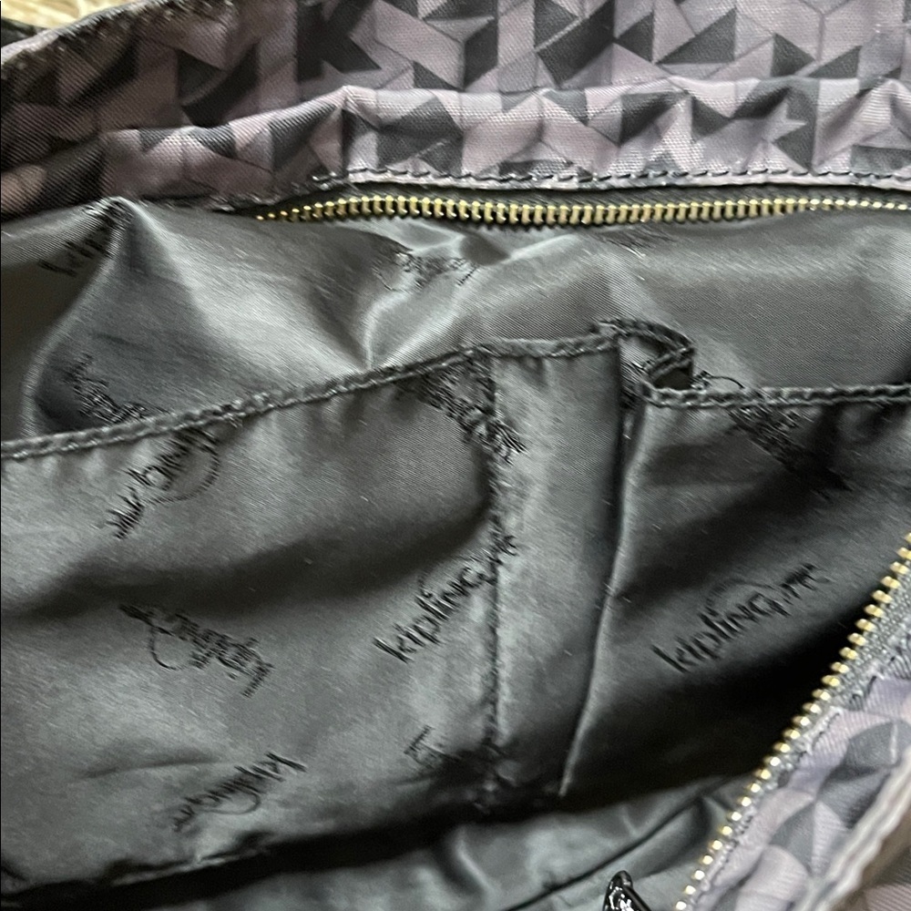 Kipling Expandable Nylon Geometric Pattern Bag - image 5